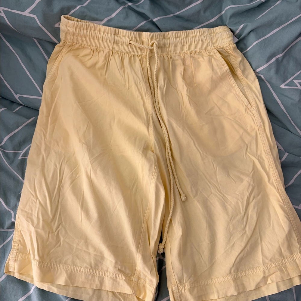 FREE PEOPLE Menorca slouchy Capri  xs yellow nwot